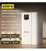 EZERE FullClean Pro Have Temizleme Cihazı 350 CADR LED ekran iyon ve sessiz çalı? - HPSBYI3299-5