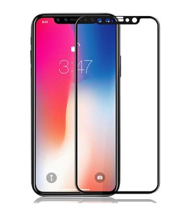 Uyumlu Model Apple iPhone 12 Pro Max Davin 5D Cam Ekran Koruyucu (Siyah)