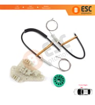 Honda City MK4 GD GE Jazz MK2 2001-2008 72210SAAJ02 İçin Ön Sağ Kapı Cam Kriko Tamir Seti
