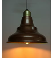 MYLİGHTS  GOLD ASKILI MAT BAKIR RUSTİK RETRO MAT SARKIT AVİZE (Siyah)