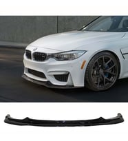 Bmw F36 4 Serisi M4 Vorstainer Ön Lip Plastik Parlak Siyah karlık-ön-ek-bodykit