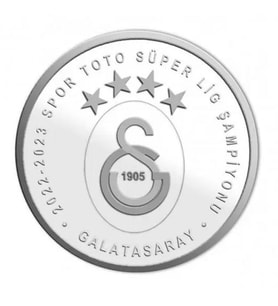 AgaKulche Galatasaray 23. Şampiyonluk Gümüş Sikke Coin