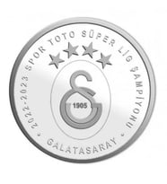 AgaKulche Galatasaray 23. Şampiyonluk Gümüş Sikke Coin