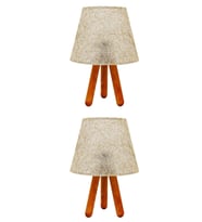 2'li Akel Tripod Abajur (Altın)