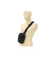M 1019 Mega Bag Unisex Göğüs Çapraz Çanta, Portföy Çanta (Siyah)