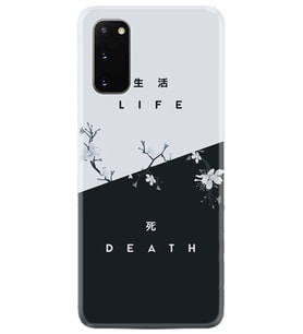 Samsung A02S A03S A10 A12 A13 A21S A22 Kılıf Desenli Silikon Life and Death 1339