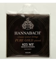 Hannabach 825MT Klasik Gitar Teli (Medium Tension)  Saf Altın Kaplama Baslar Korozyona Dayanıklı