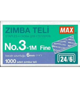 MAX MS90109 3-1M 24/6 ZIMBA TELİ