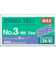 MAX MS90109 3-1M 24/6 ZIMBA TELİ