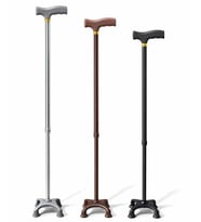 Metal 4 Ayaklı Ayarlanabilir Destek Bastonu - T Saplı Alk5488