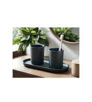 Minimalist Diş Fırçası Tutucu Seti Tepsili