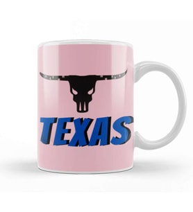 Texas Vintage Kupa Bardak Porselen