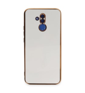 Huawei Mate 20 Lite Kılıf Volet Silikon - Beyaz