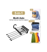Metal Katmanlı Çok Amaçlı Eşya Organizer ve Askı Düzenleyici