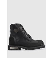 Harley Davidson 025M100320 Zak Erkek Bot - SİYAH DERİ