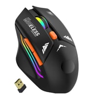 Blic Bwm1 Siyah RGB Şarjlı Kablosuz 1600DPI Işıklı Kablosuz Mouse