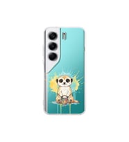 Tecno Camon 40 Pro ile Uyumlu Splash Mirket Tasarımlı Şeffaf Silikon Kılıf
