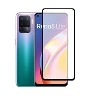 Logis Oppo Reno 5 Lite 9D Mat Seramik Tam Kaplayan Ekran Koruyucu Cam (Şeffaf)