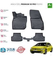 GOLF 8 OTOMATİK ARACA ÖZEL 3D PASPAS 2024 2025 2026 2027