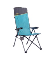 Uquip Justy XL 3 Pozisyonlu Konforlu Katlanır Kamp Sandalyesi Petrol/Grey (Karışık)