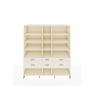 Kronos Dolap 12 Raflı 6 Çekmeceli  220x59x243 Aytaşı-Aytaşı/Aytaşı