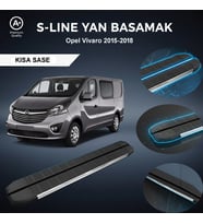 Opel Vivaro Kısa S-Line Premium Krom Yan Basamak 2015-2018