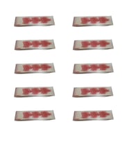 Çatal Kaşık Bıçak Poşeti - Afiyet Olsun Yazılı Baskılı - Şeffaf - 1 Kg. lık 10 Paket