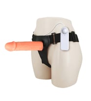 OdinsShop 7,5 cm Dolgulu Titreşimli Protez Strapon
