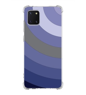 Samsung Galaxy A81  Köşe Korumalı Antişok Kapak Renk Cümbüşü Tasarımlı  Silikon Kılıf (Şeffaf)