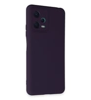 Newface Xiaomi Redmi Note 12 5G Kılıf Nano içi Kadife Silikon - Mor