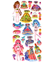 Sticker Kabartmalı Stiker Defter, Planlayıcı Etiket (limyl-031)-17x9cm- Renkli Model Giydirme