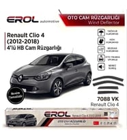 Renault Clio 4 (2012-2018) 4'lü HB Mugen Cam Rüzgarlığı