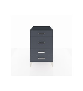 Kronos Komodin 4 Çekmeceli 60x59x96 Antrasit-Antrasit