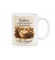 Barista Çırağına Kahve Sanatını Keşfeden Öğrenci Kupa Bardak Hediye