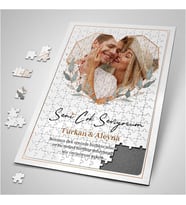 Kalbim Senin İçin Atıyor 240 Parça Kişiye Özel Puzzle
