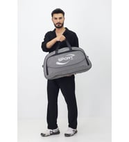 Kabin Boy Hostes Tipi Spor Valiz Seyahat Tatil El ve Omuz Askılı Günlük Kullanım ve Kıyafet Çantası (Gri)