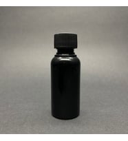 30 cc Siyah Pet Şişe Kalın - Siyah Contalı Kapaklı- 30ml Siyah Sert Plastik Şişe- x 10 Adet (Karışık)