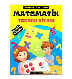 Okul Öncesi-1.ve2.Sınıflar MATEMATİK Tekrar Kitabı (YAZ-SİL)