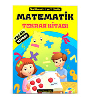 Okul Öncesi-1.ve2.Sınıflar MATEMATİK Tekrar Kitabı (YAZ-SİL)
