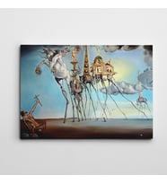 Salvador Dali The Temptation of St. Anthony Kanvas Tablo