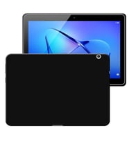 Huawei MediaPad T5 10,1 inç Rubber Yıkanabilir Silikon Kılıf (Siyah)