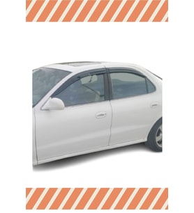 Hyundai Elantra 1996-2001 4'lü Mügen Tip Cam Rüzgarlığı