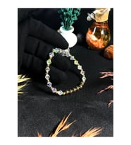 Parıltılı Detaylar  Cam Kristal Ve Altın Kaplama Bileklik  Işıltınızı Yansıtın > Handcrafted