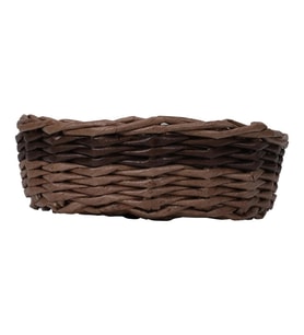 e38 EL İŞÇİLİĞİ KAĞIT İP SEPET ÖRGÜ  14*14 cm - 6181 (Karışık)