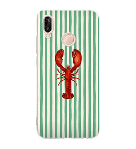 Huawei P20 Lite Uyumlu Baskılı Yumuşak Silikon Şeffaf Telefon Kılıfı