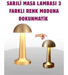 Taşınabilir Dokunmatik LED Lamba – Sıcak & Soğuk Işık Ayarı