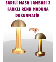 Taşınabilir Dokunmatik LED Lamba – Sıcak & Soğuk Işık Ayarı