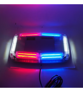 Çakarlı tepe lambası mıknatıslı kırmızı-beyaz-mavi 24w 12-24v / LAIK530