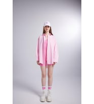 Cepli Oversize Kesim Lovesize Gömlek Pembe