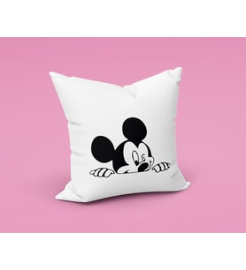 Mickey Mouse Sevgili Çift Tasarımlı Yastık